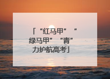 “红马甲”“绿马甲”“青”力护航高考