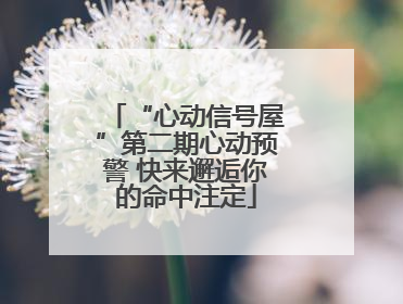“心动信号屋”第二期心动预警 快来邂逅你的命中注定