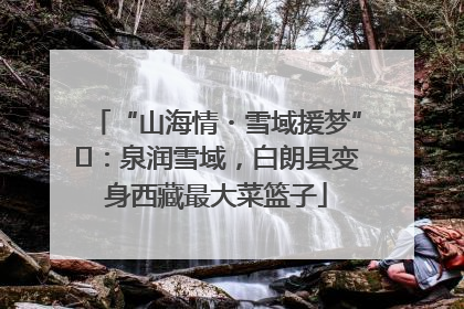 “山海情・雪域援梦”⑪：泉润雪域，白朗县变身西藏最大菜篮子