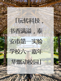 玩转科技，书香满溢，泰安市第一实验学校六一嘉年华燃动校园