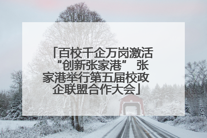 百校千企万岗激活“创新张家港” 张家港举行第五届校政企联盟合作大会