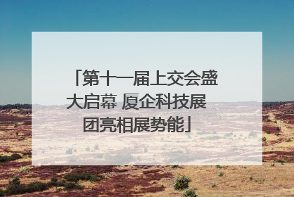 第十一届上交会盛大启幕 厦企科技展团亮相展势能