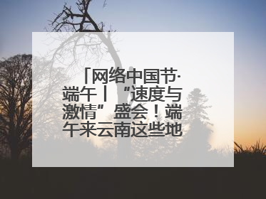 网络中国节·端午丨“速度与激情”盛会！端午来云南这些地方看龙舟竞渡