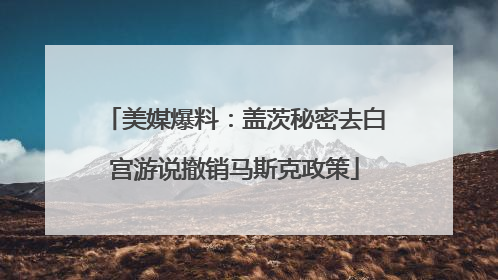 美媒爆料：盖茨秘密去白宫游说撤销马斯克政策