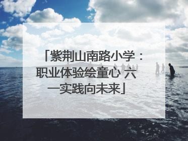 紫荆山南路小学：职业体验绘童心 六一实践向未来