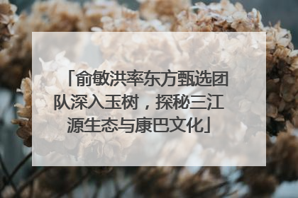 俞敏洪率东方甄选团队深入玉树，探秘三江源生态与康巴文化