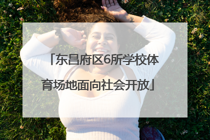 东昌府区6所学校体育场地面向社会开放