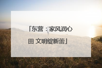 东营：家风润心田 文明绽新蕾