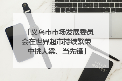义乌市市场发展委员会在世界超市持续繁荣中挑大梁、当先锋