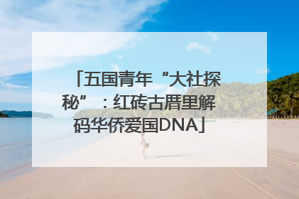 五国青年“大社探秘”：红砖古厝里解码华侨爱国DNA