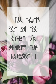 从“有书读”到“读好书” 永州教育“提质增效”