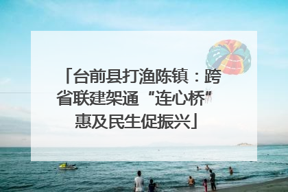 台前县打渔陈镇：跨省联建架通“连心桥” 惠及民生促振兴