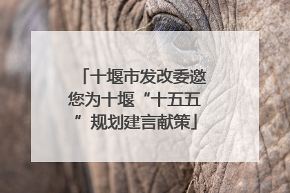 十堰市发改委邀您为十堰“十五五”规划建言献策