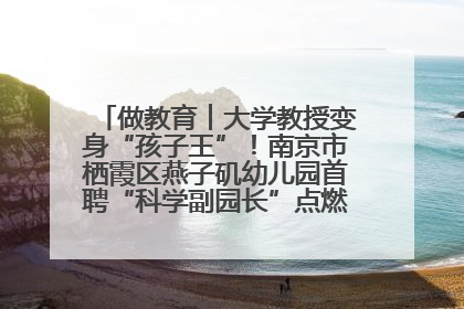 做教育︱大学教授变身“孩子王”！南京市栖霞区燕子矶幼儿园首聘“科学副园长”点燃萌娃科学梦