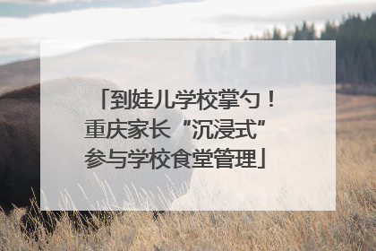 到娃儿学校掌勺！重庆家长“沉浸式”参与学校食堂管理