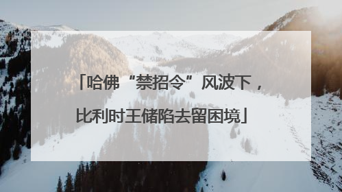 哈佛“禁招令”风波下，比利时王储陷去留困境