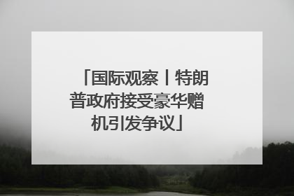 国际观察丨特朗普政府接受豪华赠机引发争议