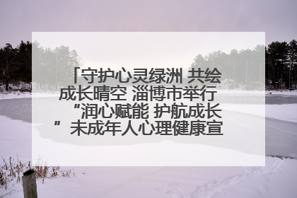 守护心灵绿洲 共绘成长晴空 淄博市举行“润心赋能 护航成长”未成年人心理健康宣传教育主题活动
