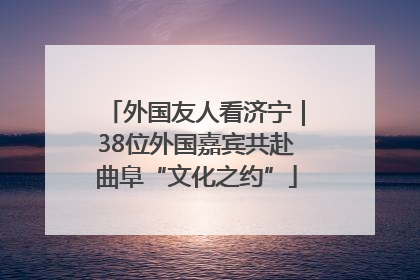 外国友人看济宁｜38位外国嘉宾共赴曲阜“文化之约”