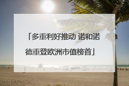多重利好推动 诺和诺德重登欧洲市值榜首