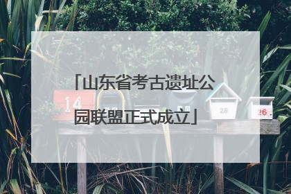 山东省考古遗址公园联盟正式成立