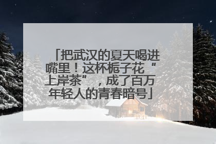 把武汉的夏天喝进嘴里！这杯栀子花“上岸茶”，成了百万年轻人的青春暗号