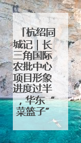 杭绍同城记｜长三角国际农批中心项目形象进度过半，华东“菜篮子”建设加码提速！