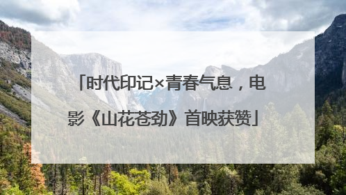 时代印记×青春气息，电影《山花苍劲》首映获赞