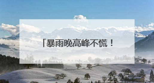 暴雨晚高峰不慌！武汉地铁开启 “暴走护犊子” 模式