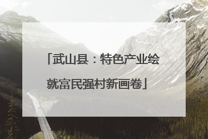 武山县：特色产业绘就富民强村新画卷