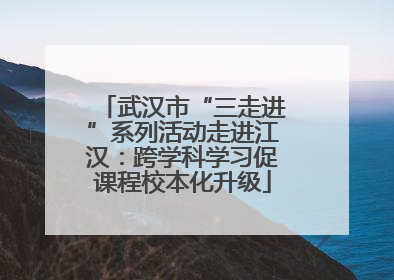 武汉市“三走进”系列活动走进江汉：跨学科学习促课程校本化升级