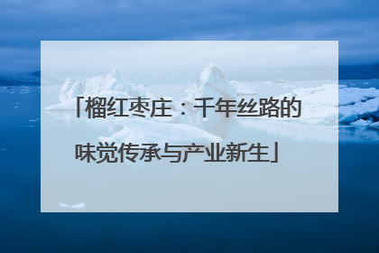 榴红枣庄：千年丝路的味觉传承与产业新生