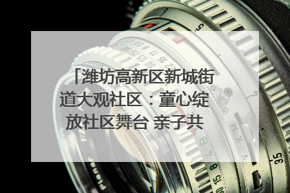 潍坊高新区新城街道大观社区：童心绽放社区舞台 亲子共谱六一欢歌
