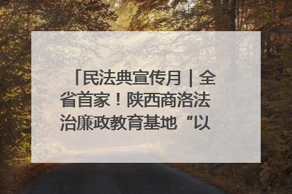 民法典宣传月｜全省首家！陕西商洛法治廉政教育基地“以案说纪”润人心