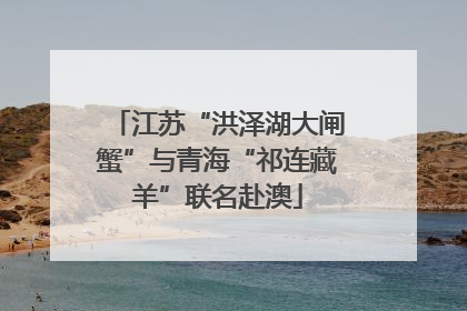 江苏“洪泽湖大闸蟹”与青海“祁连藏羊”联名赴澳