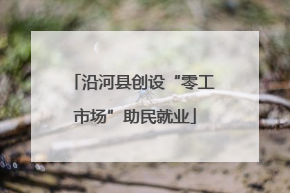 沿河县创设“零工市场”助民就业