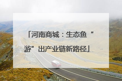河南商城：生态鱼“游”出产业链新路径