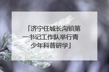 济宁任城长沟镇第一书记工作队举行青少年科普研学