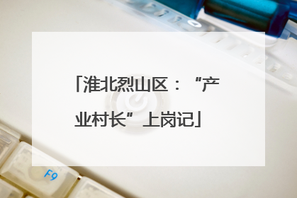 淮北烈山区：“产业村长”上岗记