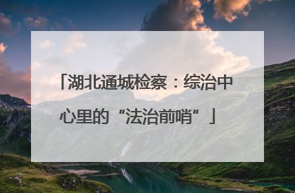 湖北通城检察：综治中心里的“法治前哨”