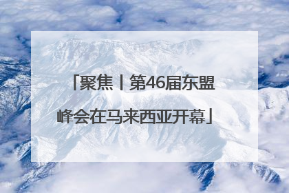 聚焦丨第46届东盟峰会在马来西亚开幕