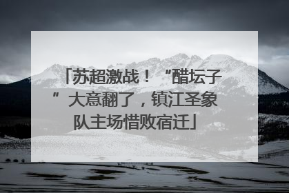 苏超激战！“醋坛子”大意翻了，镇江圣象队主场惜败宿迁