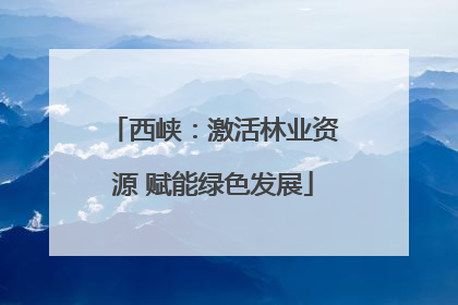 西峡：激活林业资源 赋能绿色发展