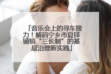 音乐会上的寻车接力！解码宁乡市夏铎铺镇“三长制”的基层治理新实践