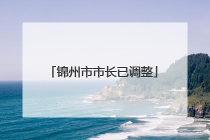 锦州市市长已调整