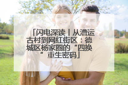闪电深读丨从漕运古村到网红街区：德城区杨家圈的“四换”重生密码
