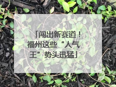 闯出新赛道!福州这些“人气王”势头迅猛