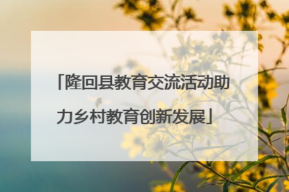 隆回县教育交流活动助力乡村教育创新发展