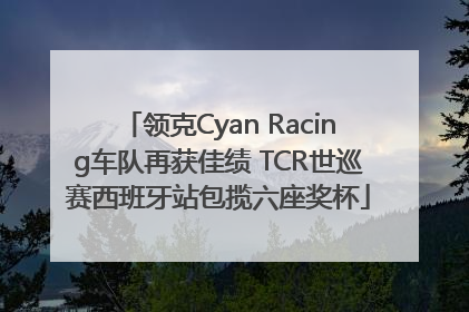 领克Cyan Racing车队再获佳绩 TCR世巡赛西班牙站包揽六座奖杯