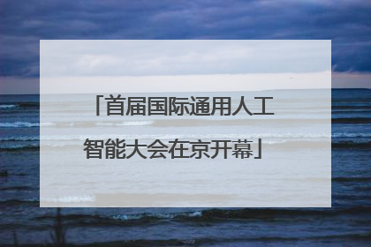 首届国际通用人工智能大会在京开幕